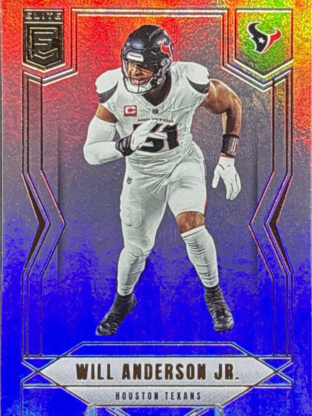 Panini Will Anderson Jr. Rookie Football Trading Card